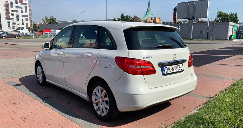 Mercedes-Benz Klasa B cena 34000 przebieg: 227000, rok produkcji 2014 z Wrocław małe 704